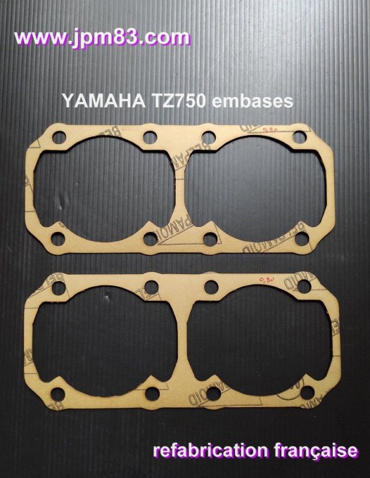 Yamaha  750 TZ  joints d'embase 1 mm